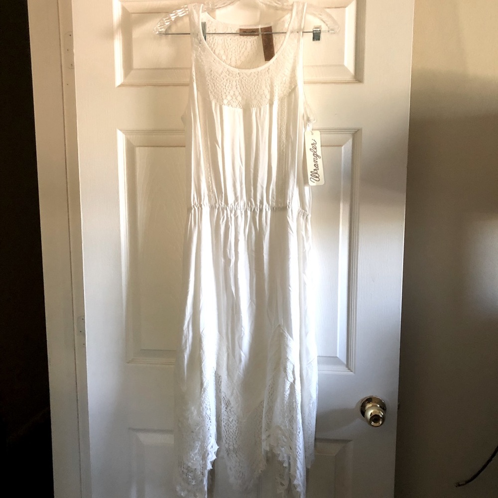 NWT Wrangler White Summer Dress